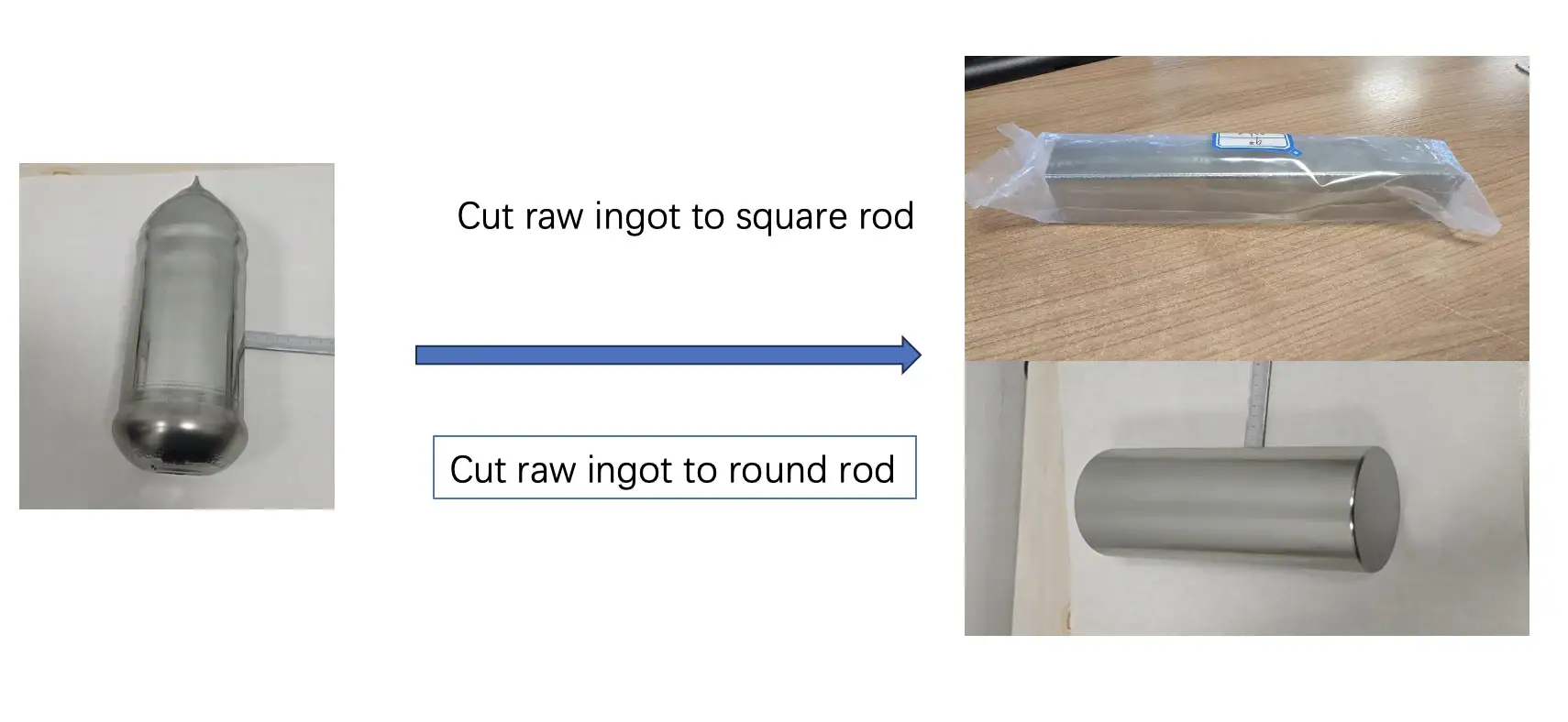 germanium ingot cutting wire saw — contour-cut Ge lens blanks output