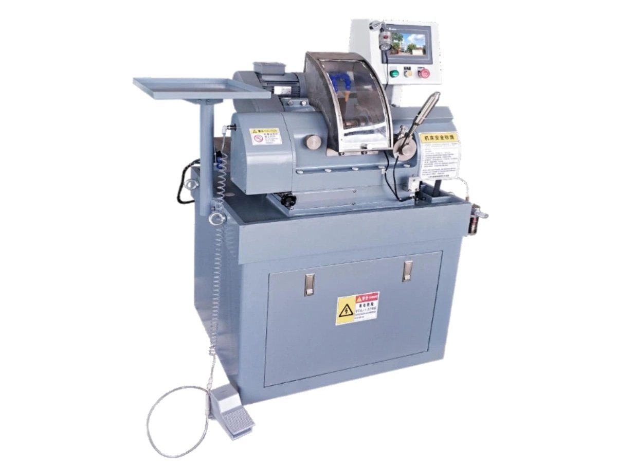 EG-185L large centring machine with fixed headstock and foot-pedal clamping