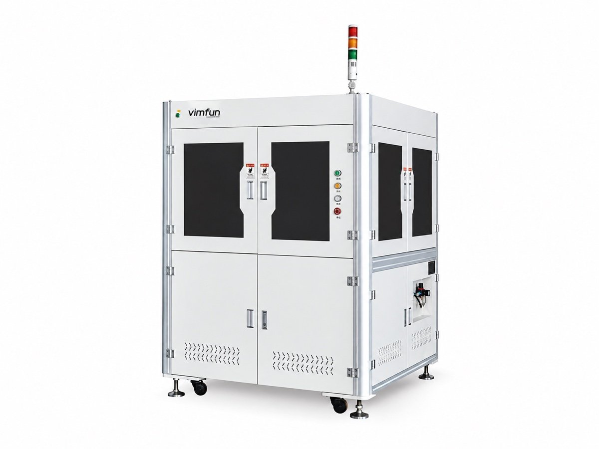 Vimfun LI-20 automatic lens inspection machine with SCARA robot and non-contact optical head