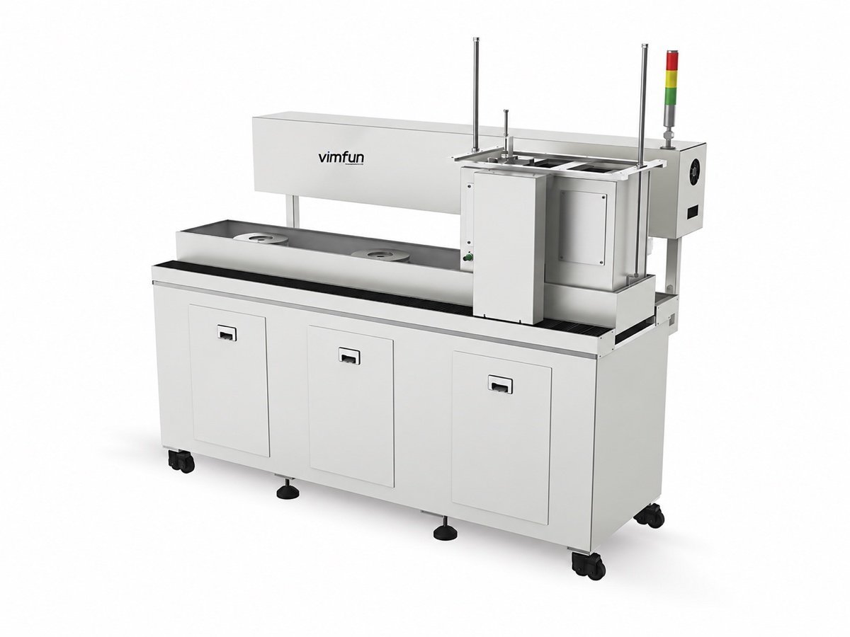 Vimfun MF-3 prism faceting machine, enclosed stainless work zone with a gantry table and three machining plates